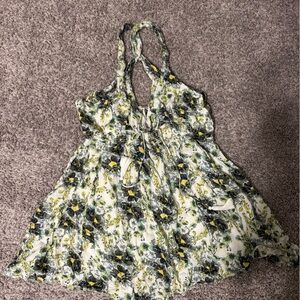 Free People Floral tunic Dress - Yellow and Black